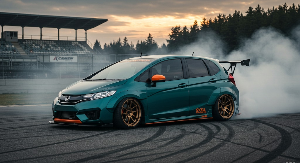 ホンダフィットのドリ車