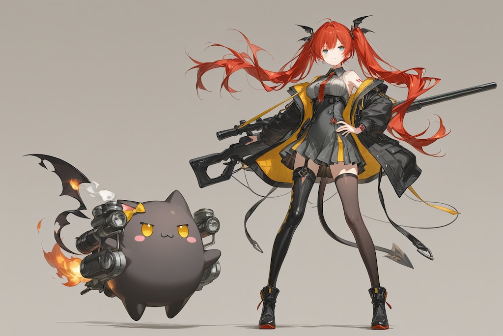 『顔文字No10_(:3 」∠)_スナイパー娘？』