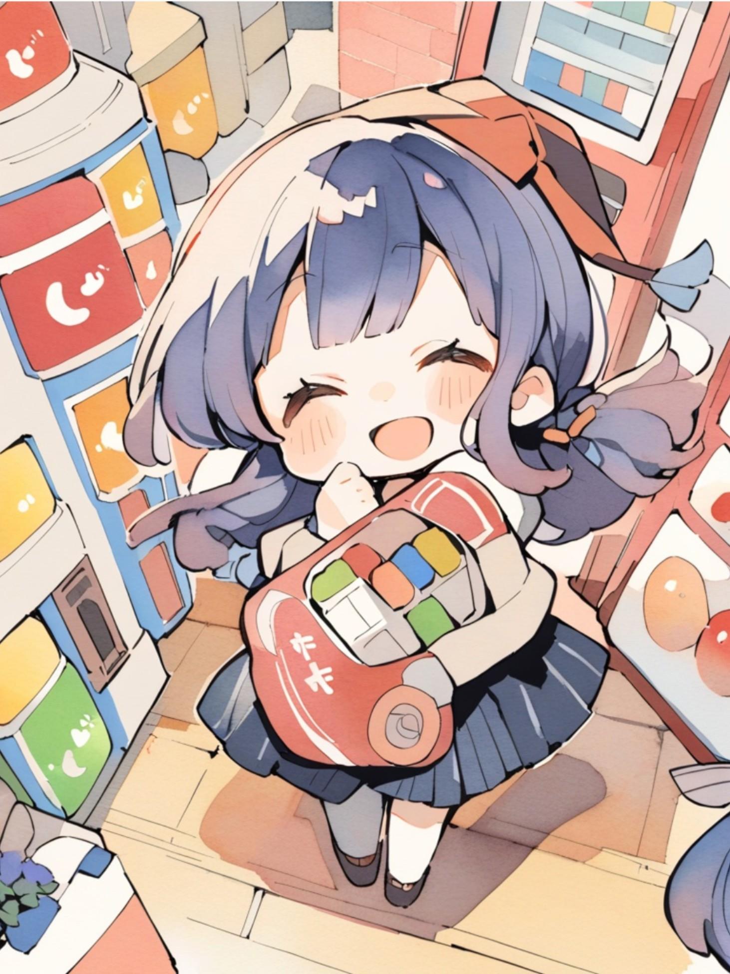 寄り道する女の子