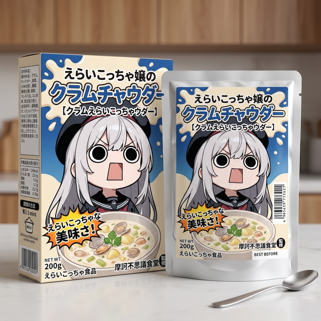 クラムチャウダーえらいこっちゃ嬢