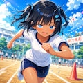 走るこなつちゃん 2枚目