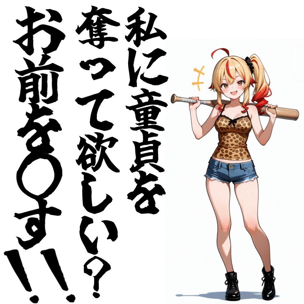 私に童貞を奪って欲しい？お前を〇す！！