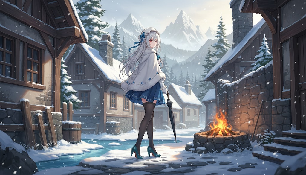 雪華幽徑の銀眸