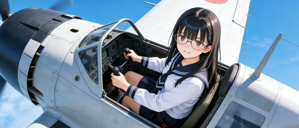 零式 艦上戦闘機に乗るよ！！　　　　　　　　　　　　　　　　　🦉 犬浦るか子 🦉 ２８９