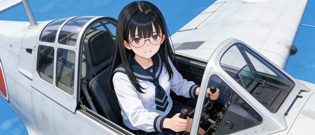 零式 艦上戦闘機に乗るよ！！　　　　　　　　　　　　　　　　　🦉 犬浦るか子 🦉 ２８９