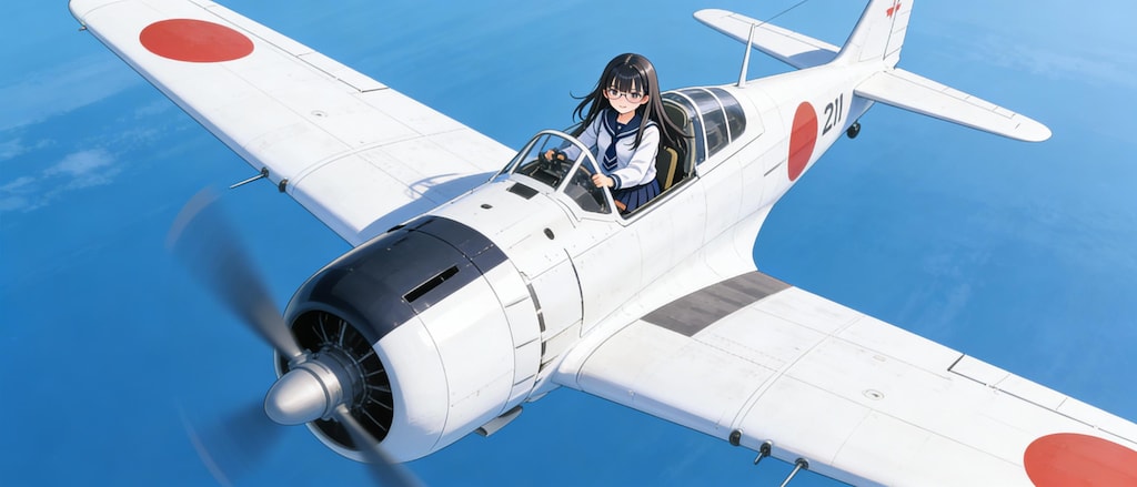 零式 艦上戦闘機に乗るよ！！　　　　　　　　　　　　　　　　　🦉 犬浦るか子 🦉 ２８９