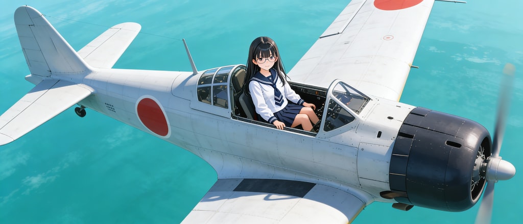 零式 艦上戦闘機に乗るよ！！　　　　　　　　　　　　　　　　　🦉 犬浦るか子 🦉 ２８９