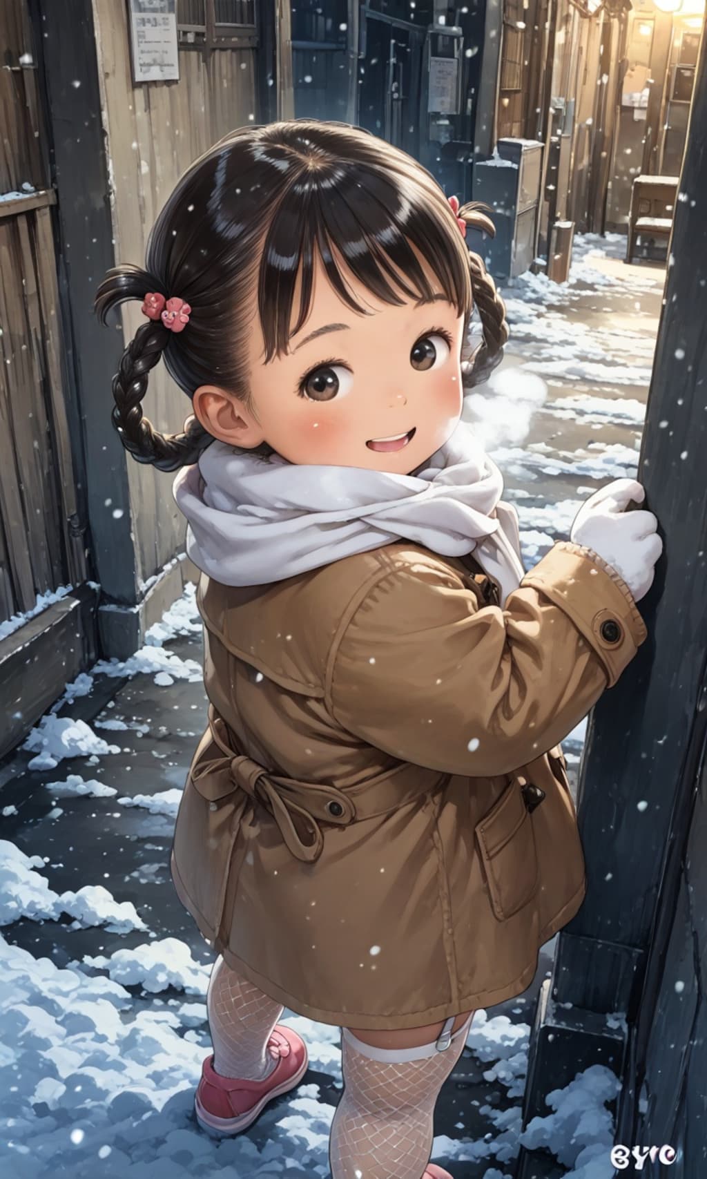 りんちゃんの夜のお散歩