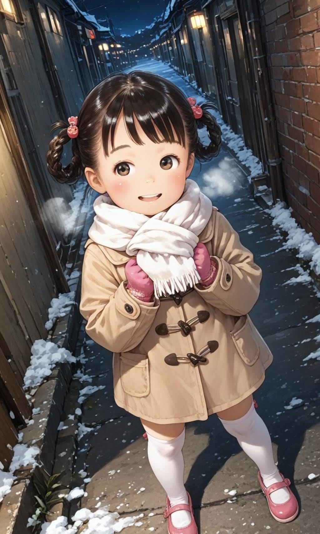 りんちゃんの夜のお散歩