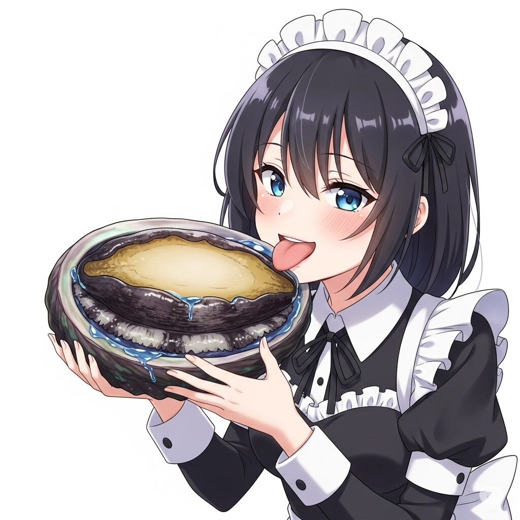メイドと黒いアワビ
