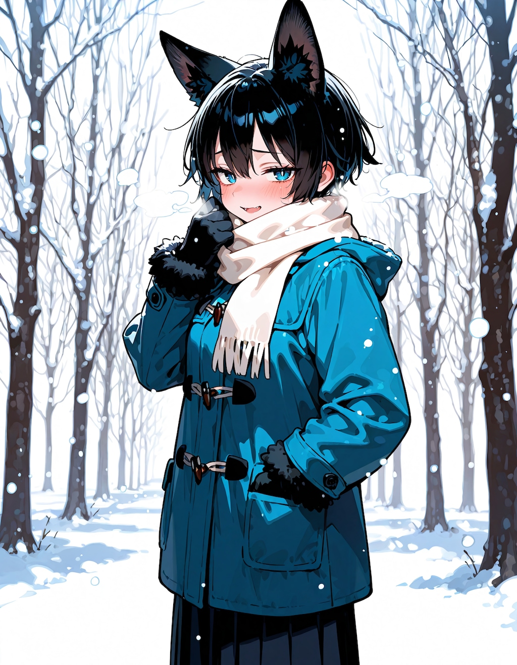 誕生日プレゼントのMOFUブランドマフラー