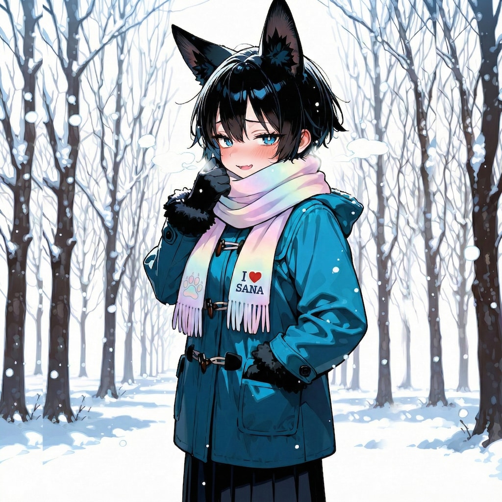 誕生日プレゼントのMOFUブランドマフラー