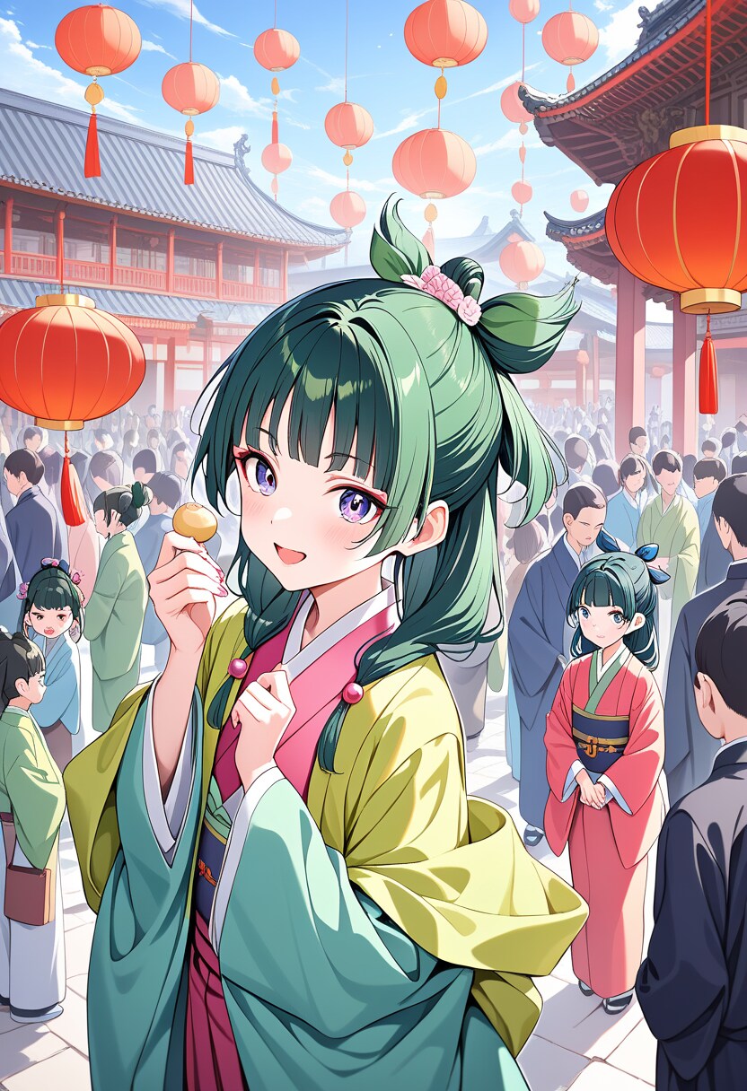 薬屋のひとりごと　猫猫初詣 | の人気AIイラスト・グラビア