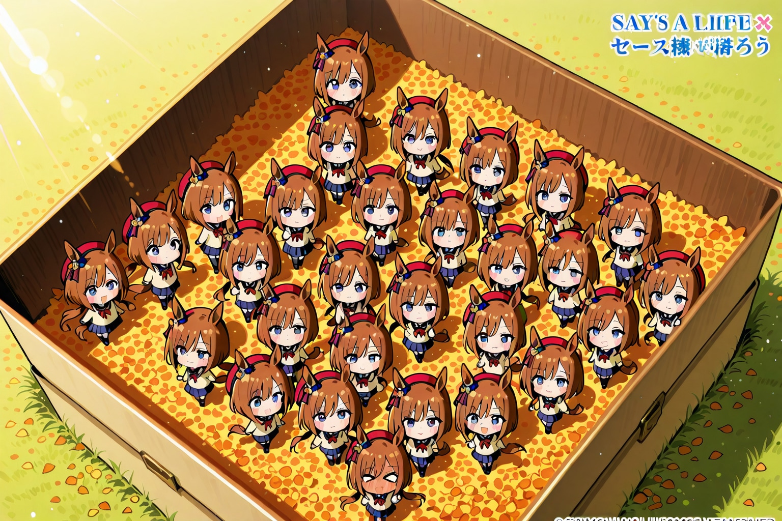 箱入りウマちびちゃん。 | の人気AIイラスト・グラビア