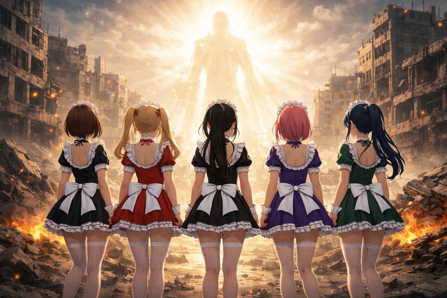 神に挑むメイド達