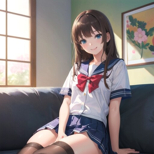 和室にソファー | の人気AIイラスト・グラビア