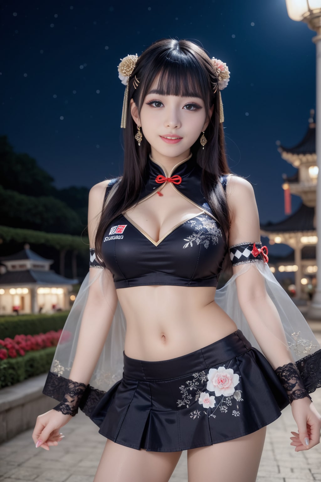 中華風のレースクイーン