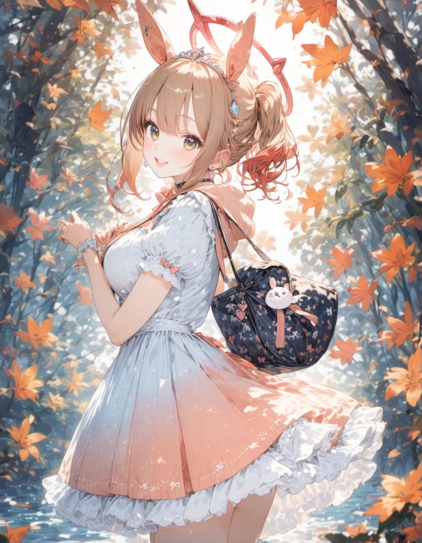 Autumn Bunny's Casual Stroll | の人気AIイラスト・グラビア