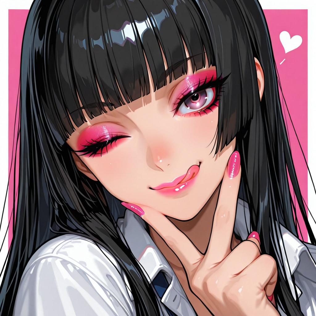 ヘビーなギャルメイク