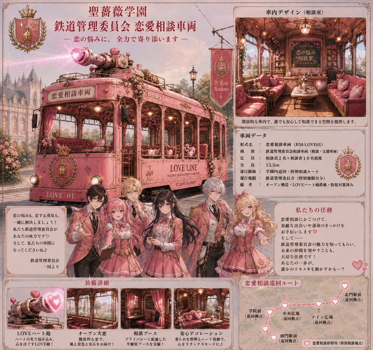 聖薔薇学園編〜鉄道管理委員会恋愛相談車両〜