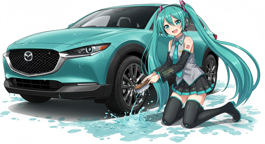 初音ミクがCX-30を洗う　再リメイク版