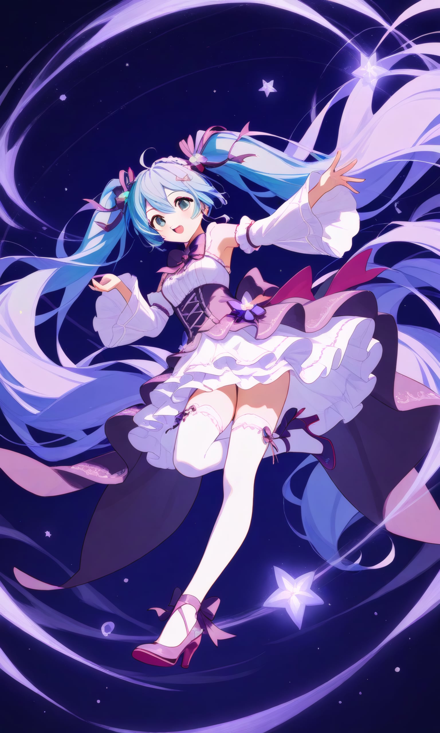 ミクさん風魔法 | の人気AIイラスト・グラビア