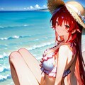 まだまだ暑いよね🍧リメイク 2枚目