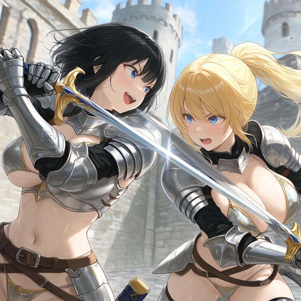 女騎士VS女騎士