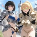 女騎士VS女騎士 2枚目