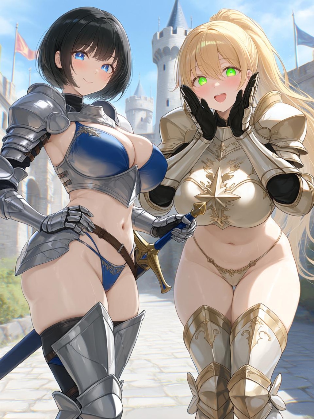 女騎士VS女騎士