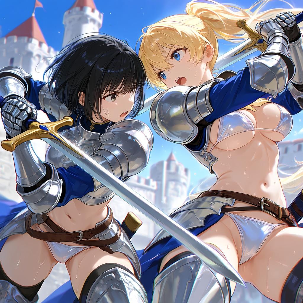 女騎士VS女騎士