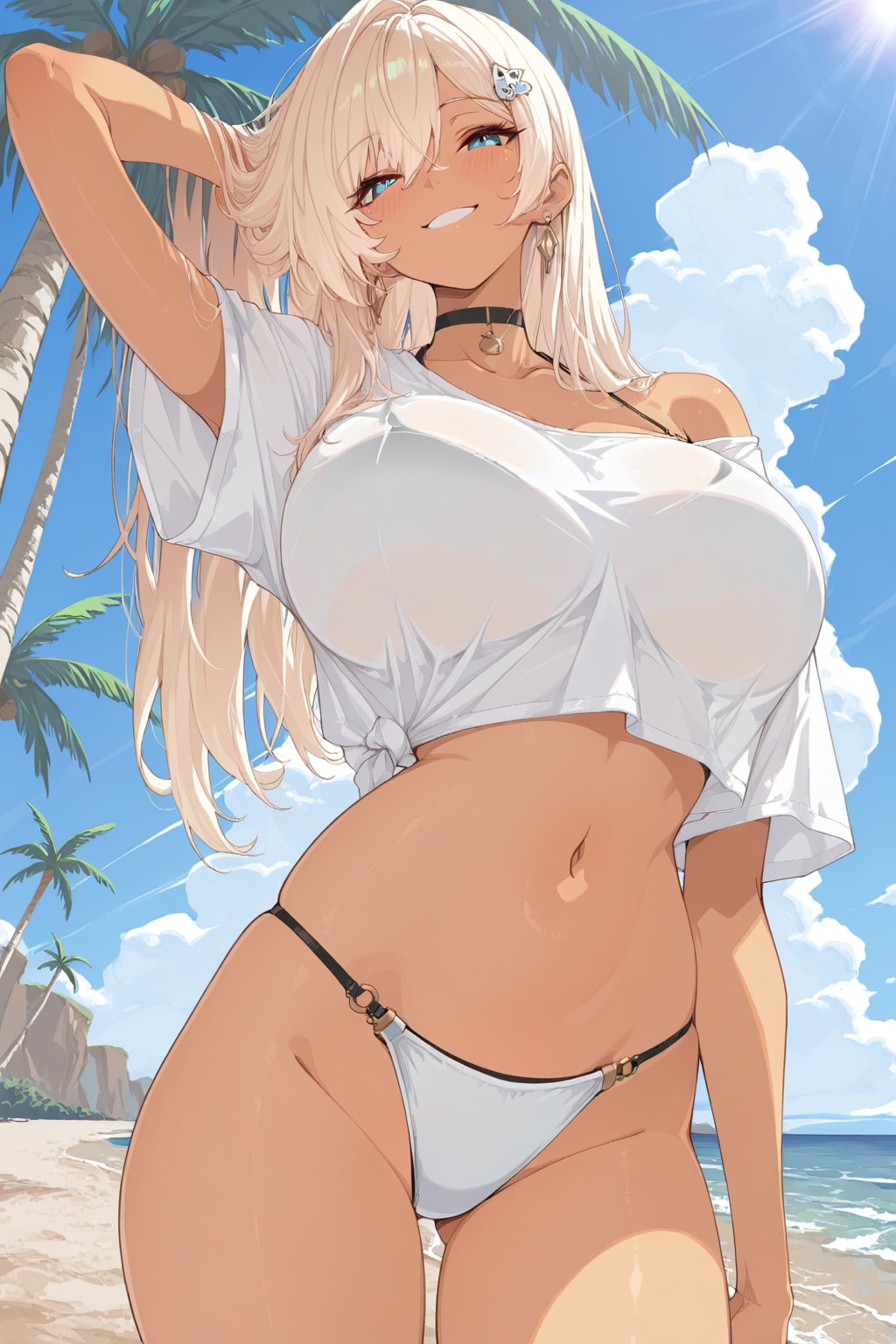 20260704 リゾートビーチのギャル