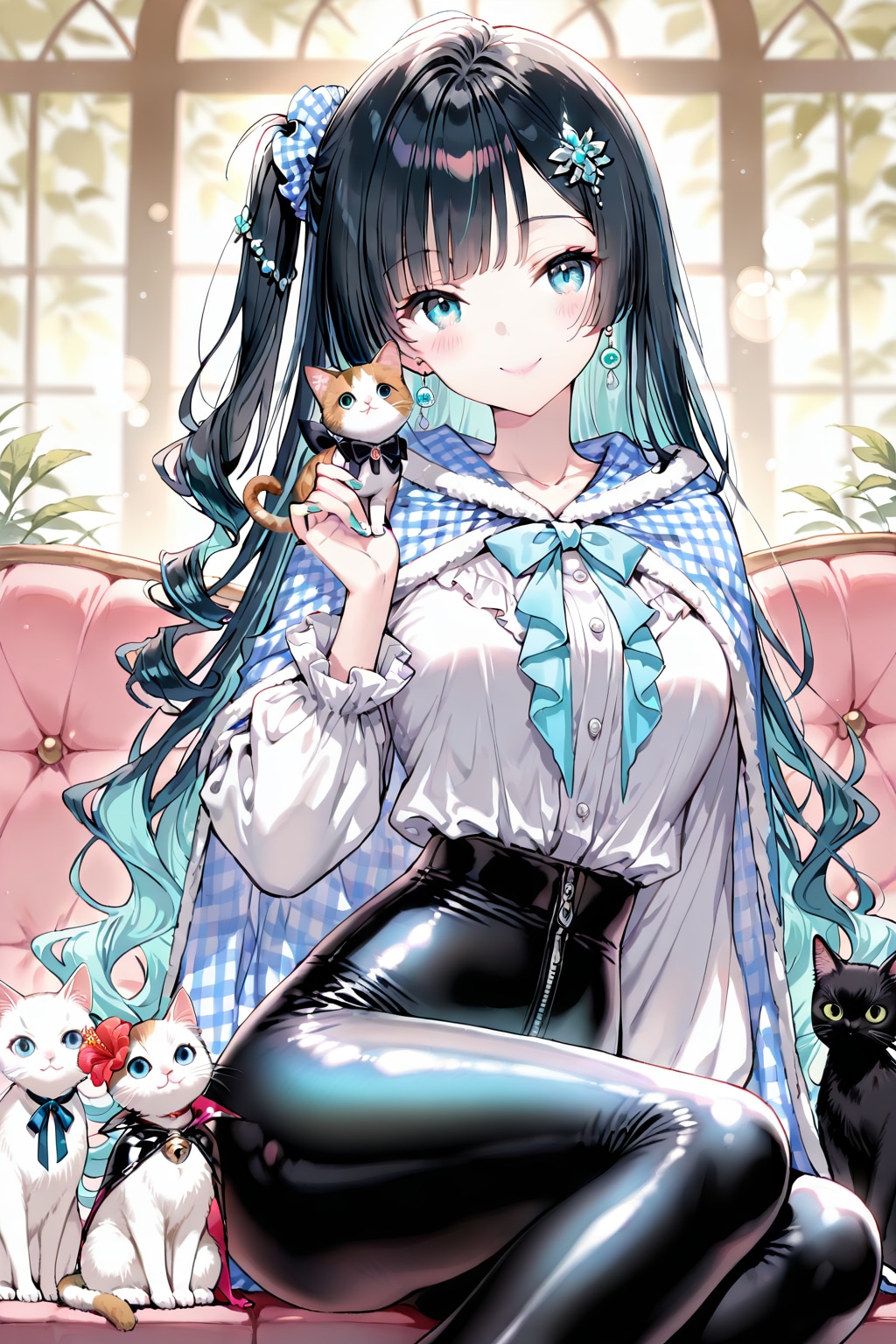 はい❤️はい❤️順番に並んでね❤️萌音から離れちゃダメよ❤️