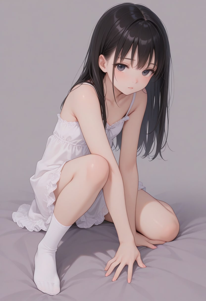 黒髪の美少女(420)