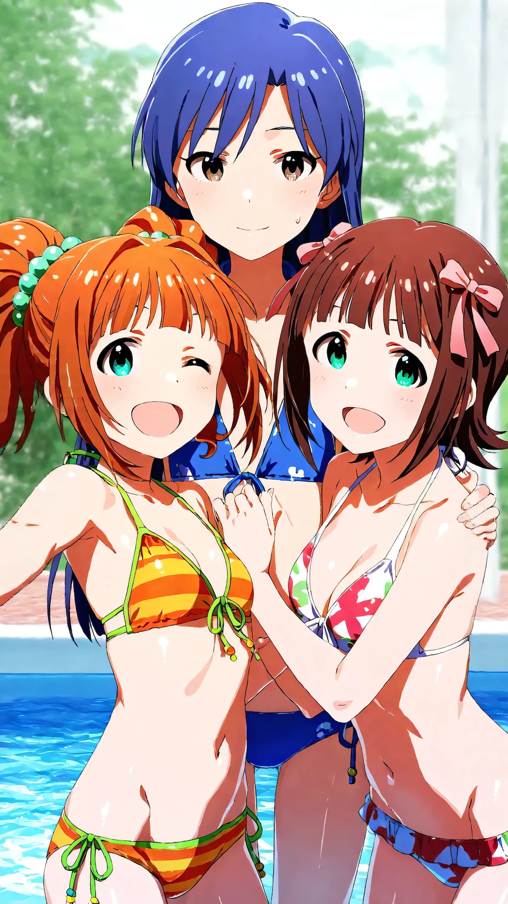 アイドルマスター「天海 春香?如月 千早?高槻 やよい」ビキニ！?