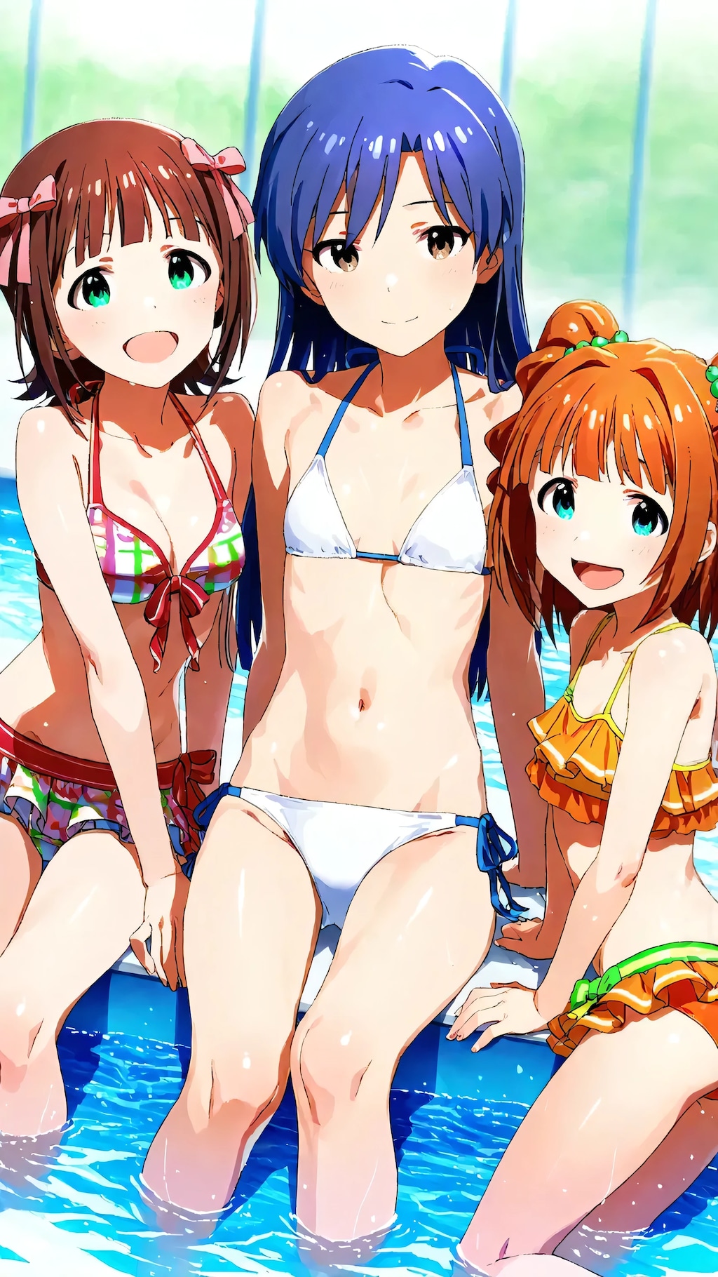 アイドルマスター「天海 春香?如月 千早?高槻 やよい」ビキニ！?