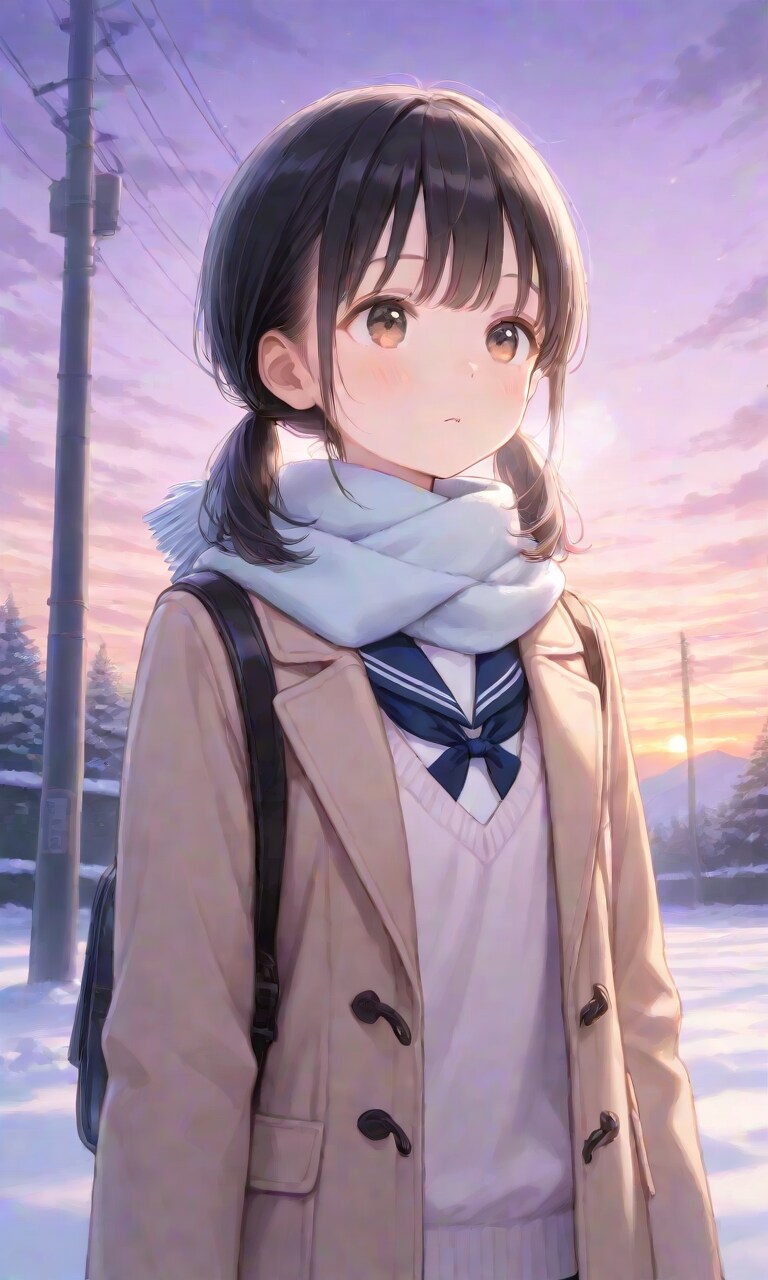 帰路(watercolor touch)