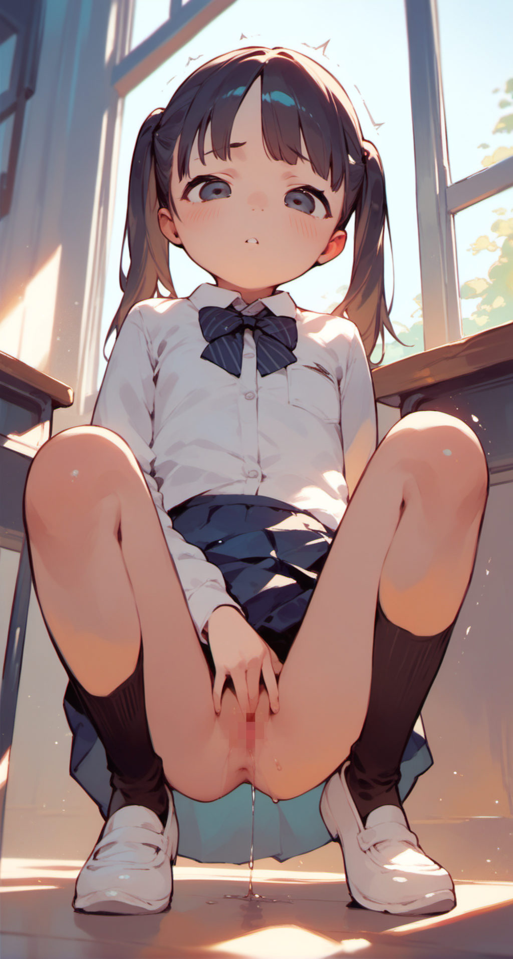 制服オナニー