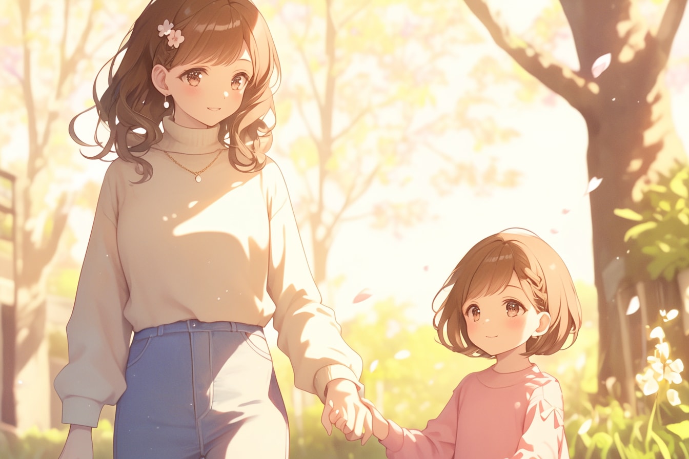 母と娘312 | の人気AIイラスト・グラビア