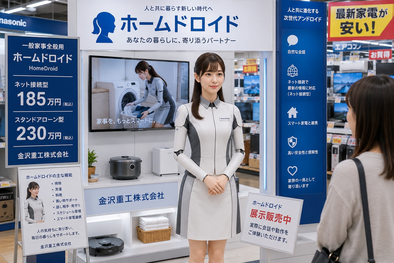 ホームドロイド　展示販売中！