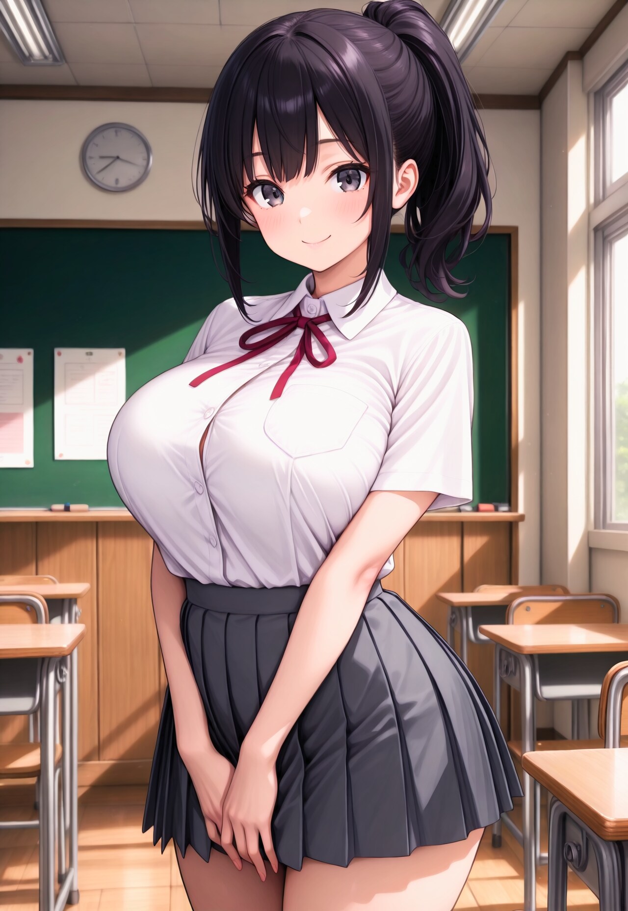 1836（制服） | の人気AIイラスト・グラビア