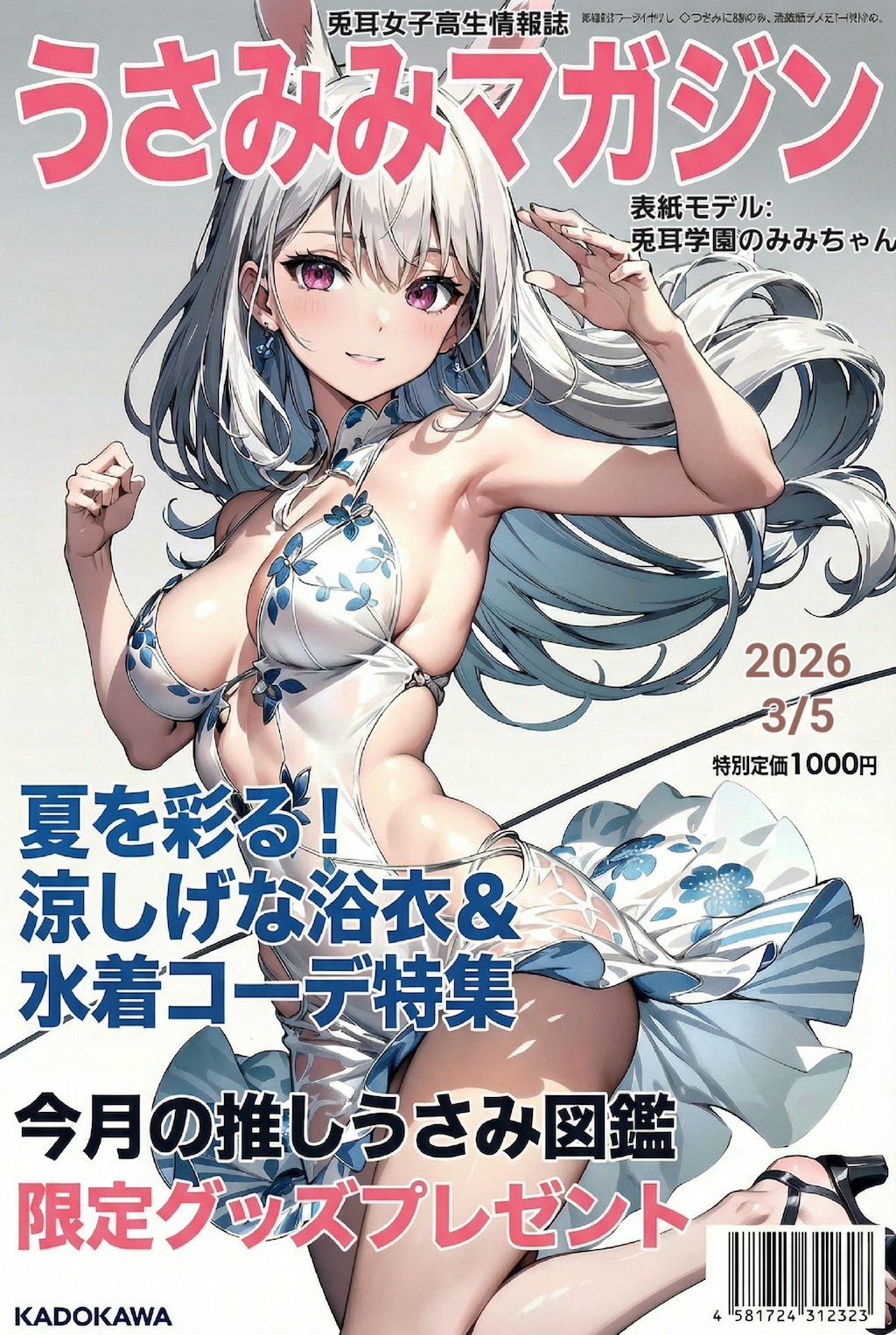 兎耳女子高生情報誌「うさみみマガジン」新刊📕✨🐰