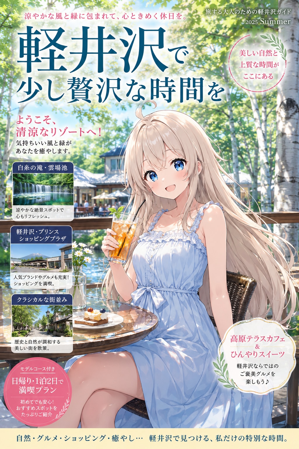軽井沢で目指せ、極楽の避暑地ライフ！ #ルナの夏休み旅行妄想#1