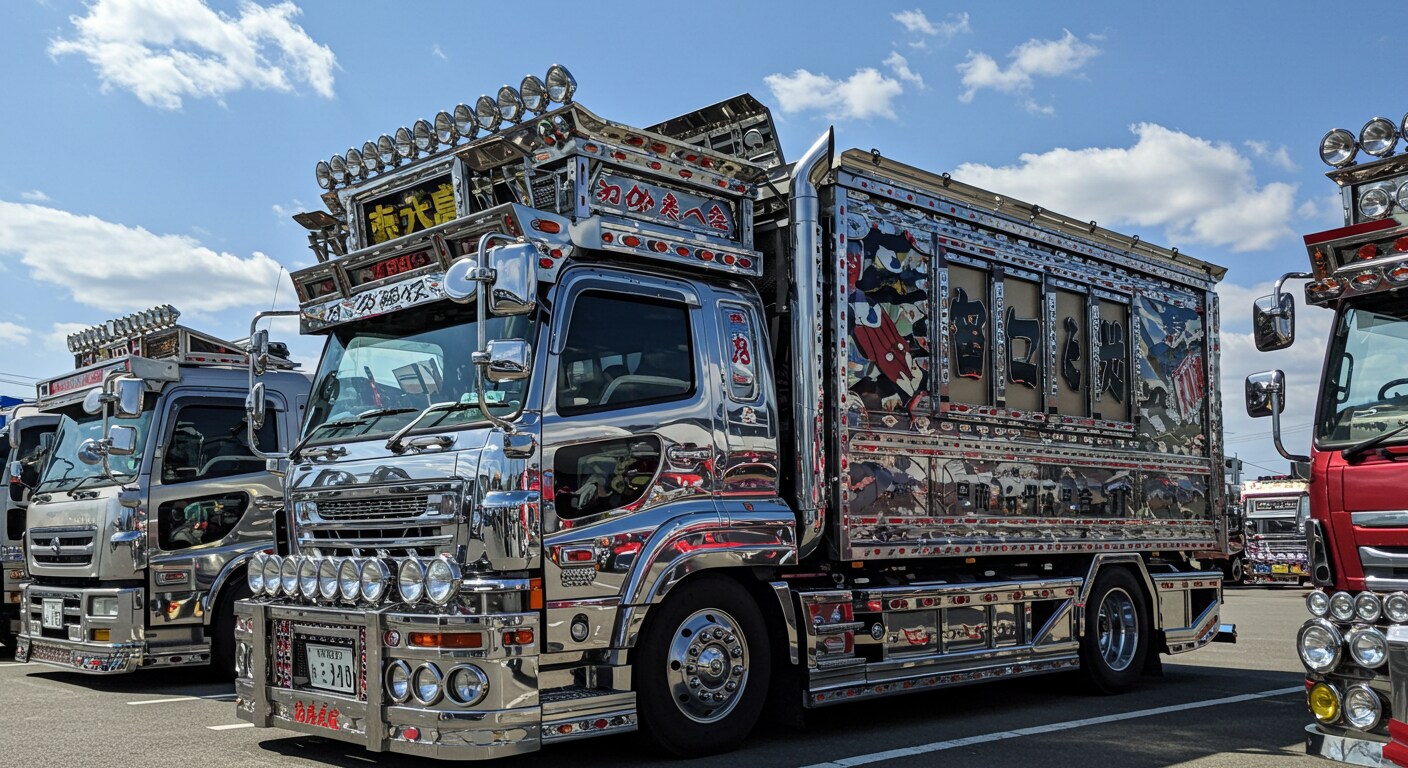 デコトラ | の人気AIイラスト・グラビア