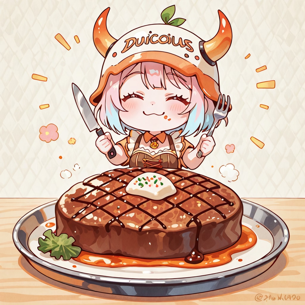 でっかいハンバーグ