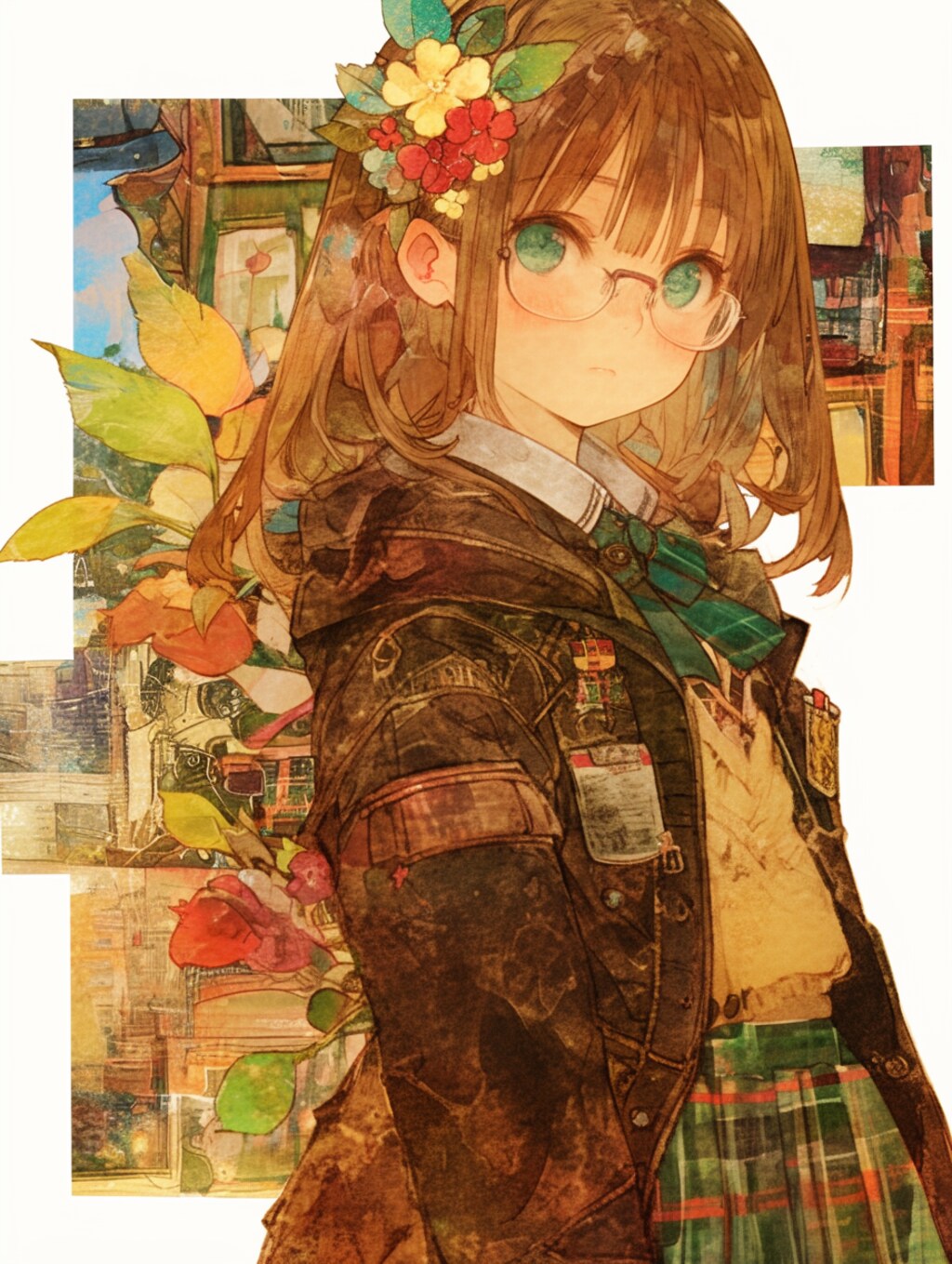 眼鏡娘。