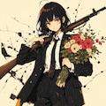 銃と花束を 2枚目