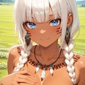 私のボディペイント、好き？ ほら、今なら近くでゆっくり私のカラダを思う存分眺めていいわよ……♡ 3枚目