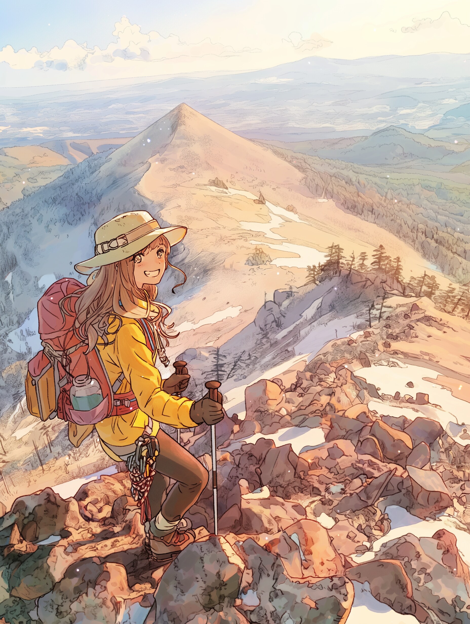 登山 | の人気AIイラスト・グラビア