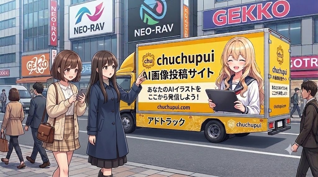 ちゅちゅぷいアドトラック